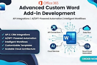 develop custom word addin