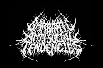 make custom brutal death metal, deathcore logo for your band