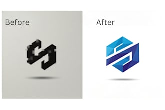 make  vectors, raster to vector, remake to ai, eps, svg, pdf