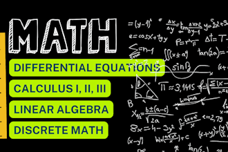 teach discrete math, differential equ , linear algebra and calculus, mathematics