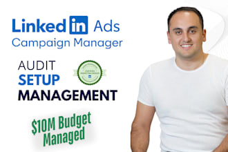 setup and manage converting linkedin ads campaigns,