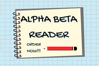 pro alpha beta reading your romance and horror book