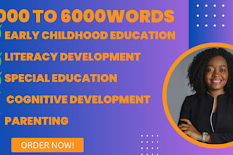 do 2000 to 6000word,10pg early childhood education,literacy development assigned
