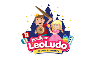 design fun bright toy boutique logo