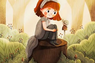 children book illustration and children book illustration