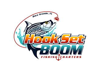 design a clever fishing logo for your business