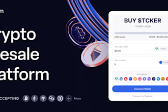 develop solana presale website, solana memecoin token with solana smart contract