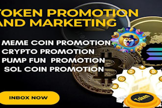 pump token, memecoin, sol, dex, x marketing, telegram promotion