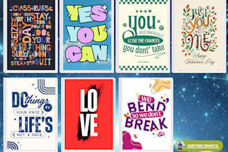 design minimalist, typography, quotes poster and wall art
