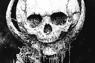 make anything dark art, tshirt design, merchandise art