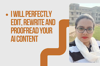 humanize, edit and rewrite ai content