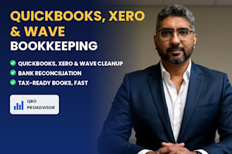 quickbooks online and xero bookkeeping cleanup tax ready books fast