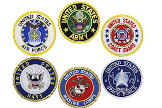 make amazing patch vintage military logo design for you