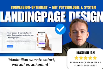 create a high converting landing page with funnel cockpit