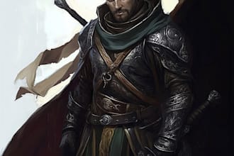 make a unique fantasy, dnd character art