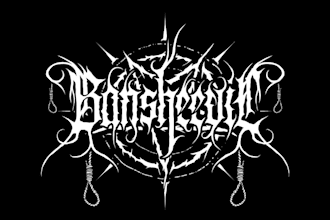 design a technical deathmetal, deathcore and metalcore logo