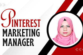 be your pinterest marketing manager to grow traffic, pins and boards