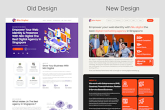 redesign your website UI UX in figma