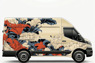 create vehicle wrap and truck decals