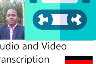 transcribe or subtitle your german audio and video manually