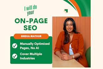 do full on page SEO with schema for 1 article or page
