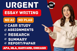 do case study analysis, assignment,apa paper research and summary writing