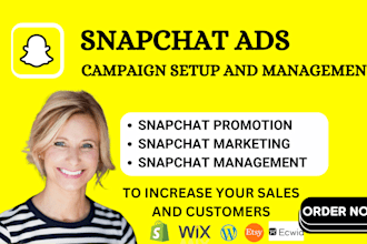 setup snapchat ads promotion ads management snapchat marketing to boost sales