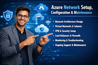deliver azure network setup, configuration, and maintenance