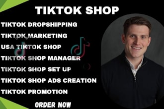 do tiktok shop setup tiktok dropshipping tiktok marketing tiktok shop promotion