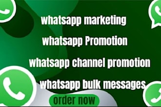 grow whatsapp channel whatsapp ads mass dm, bulk sms message to get real member