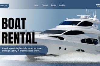car detailing website yacht rental cruise boat motorcycle ship detailing website
