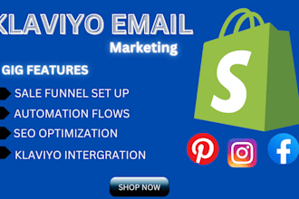do klaviyo email marketing, ecommmerce marketing, sales funnel for shopify store