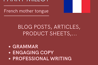 write engaging french content and articles