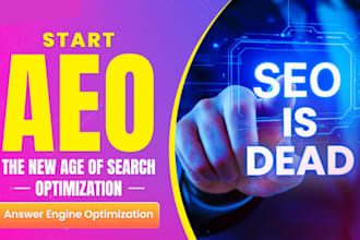 optimize your website for ai engine and google with GEO, aeo and SEO service
