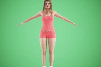 professional 3d character sculpting, nsfw,sfw models, textures, metahuman animat