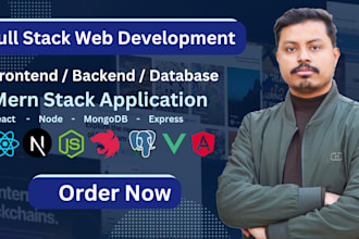 build web app using react node mongodb express nest js