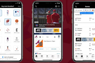 develop saas ai sport prediction app, nba,football, nca sport prediction website