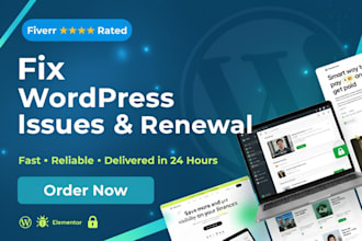 fix wordpress issues, errors, bugs, critical errors for you