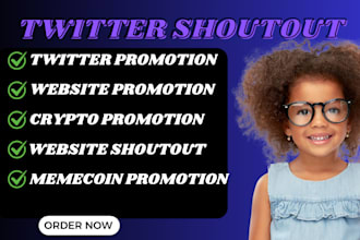 promote your twitter shoutout crypto website share your link and more