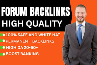 do 70 forum posting do follow backlinks for website ranking