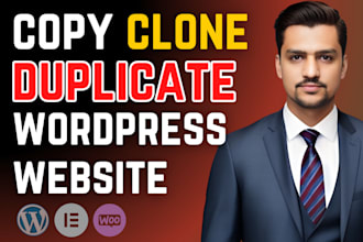 redesign, revamp, duplicate, copy clone wordpress website with elementor pro