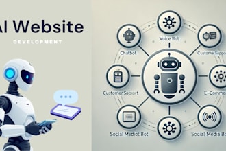 develop ai chatgpt website ai saas app ai chatbot ai software custom ai bot