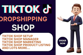 do tiktok shop setup, facebook shop, tiktok shop manager