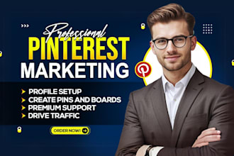 create SEO optimized pins, posts, and boards as a pinterest marketing manager