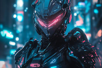 do sci fi character, fantasy sci fi art or illustration