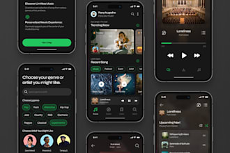 build custom music streaming app, music player app, music app, music website