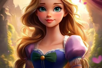 draw your portrait in disney cartoon style