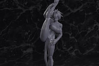 custom 3d character, action figure, articulated model, miniature models with stl