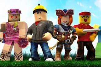 do complete roblox game creation, roblox game development, roblox obby, tycoon