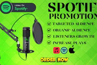 do viral organic spotify promotion promo podcast and playlist curator marketing